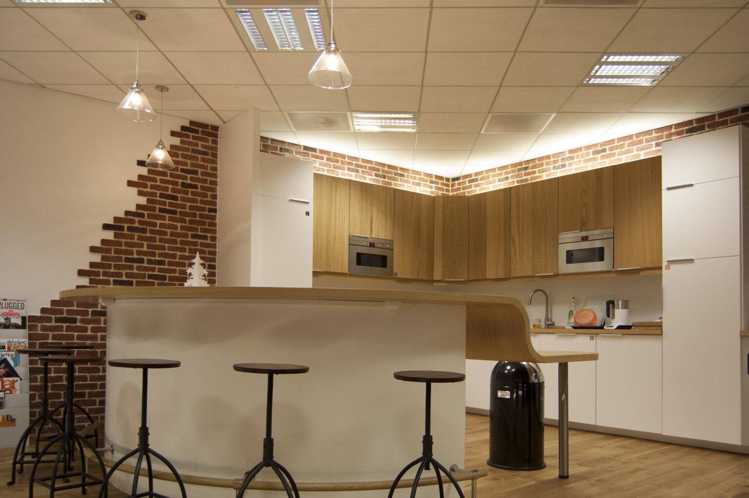 Salle de pause – SNCF - ATELIER FLORENT - ARCHITECTES D'IINTERIEUR PARIS